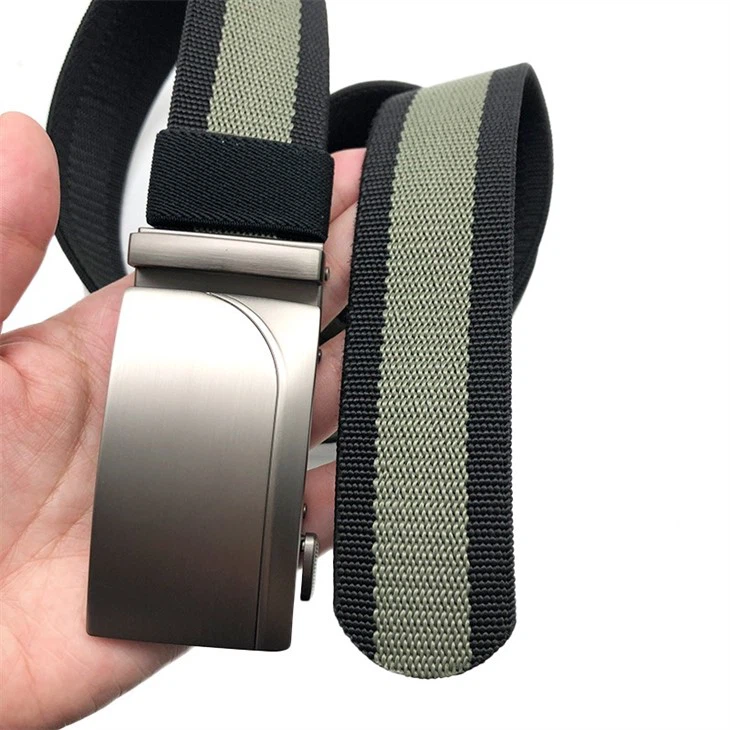 Men's Belts with Elastic Webbing